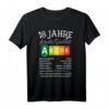 Lustiges 18. Geburtstag T-Shirt mit Lebensmittelampel - Humorvolles Geschenk für junge Männer, Brüder und Söhne zum runden Achtzehnten
