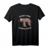Pura Vida Costa Rica - Cooles Faultier T-Shirt mit Cartoon-Faultier auf Ast, perfekt für Tierliebhaber und Reiseliebhaber