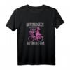 Unterschätze Niemals Eine Frau Auf Einem E-Bike - Lustiges Fahrrad T-Shirt für Damen, E-Bike & Radsport Geschenkidee