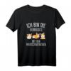 Ich Bin Die Verrückte Mit Den Meerschweinchen Spruch T-Shirt - Lustiges Geschenk für Meerschweinchen Mamas und Tierliebhaberinnen