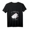 Damen Schlafshirt mit Spruch 'Ich schnarche nicht ich schnurre' – Lustiges Pyjama-Shirt für Katzenliebhaber und Schlafmützen