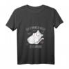 Damen Schlafshirt mit Spruch 'Ich schnarche nicht ich schnurre' – Lustiges Pyjama-Shirt für Katzenliebhaber und Schlafmützen