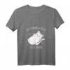 Damen Schlafshirt mit Spruch 'Ich schnarche nicht ich schnurre' – Lustiges Pyjama-Shirt für Katzenliebhaber und Schlafmützen