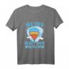 Ballonfahrer Langarmshirt mit Spruch 'Oben Nervt Niemand' – Perfektes Geschenk für Heißluftballonfahrer zum Vatertag, Weihnachten & zur nächsten Ballonfahrt