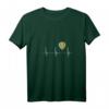 Damen Ballonfahrer T-Shirt mit Herzschlag und Pulslinie – Lustiges Design für Ballonliebhaber und Luftfahrtexperten, ideal für Ballonfahrten & Luftfahrtfans