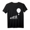 Ballonfahrer Heißluftballon Evolution Fun T-Shirt – Lustiges Sport-Shirt für Kinder, Männer und Frauen, ideales Geschenk zu Weihnachten, Ostern & Geburtstag