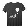 Ballonfahrer Heißluftballon Evolution Fun T-Shirt – Lustiges Sport-Shirt für Kinder, Männer und Frauen, ideales Geschenk zu Weihnachten, Ostern & Geburtstag