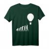 Ballonfahrer Heißluftballon Evolution Fun T-Shirt – Lustiges Sport-Shirt für Kinder, Männer und Frauen, ideales Geschenk zu Weihnachten, Ostern & Geburtstag