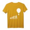 Ballonfahrer Heißluftballon Evolution Fun T-Shirt – Lustiges Sport-Shirt für Kinder, Männer und Frauen, ideales Geschenk zu Weihnachten, Ostern & Geburtstag
