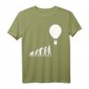 Ballonfahrer Heißluftballon Evolution Fun T-Shirt – Lustiges Sport-Shirt für Kinder, Männer und Frauen, ideales Geschenk zu Weihnachten, Ostern & Geburtstag