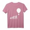 Ballonfahrer Heißluftballon Evolution Fun T-Shirt – Lustiges Sport-Shirt für Kinder, Männer und Frauen, ideales Geschenk zu Weihnachten, Ostern & Geburtstag