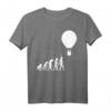 Ballonfahrer Heißluftballon Evolution Fun T-Shirt – Lustiges Sport-Shirt für Kinder, Männer und Frauen, ideales Geschenk zu Weihnachten, Ostern & Geburtstag