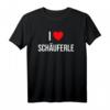 I love Schäuferle für Franken T-Shirt – Heimatliebe, fränkische Mundart & Original-Design für Ober-, Mittel- und Unterfranken