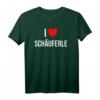 I love Schäuferle für Franken T-Shirt – Heimatliebe, fränkische Mundart & Original-Design für Ober-, Mittel- und Unterfranken