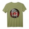 Flagge von Kanada Bär T-Shirt für Canada Day - Retro Kanada Flagge und Ahornblatt Motiv