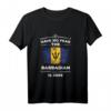Have No Fear The Barbadian Is Here Halloween Barbados Flag Langarmshirt – Stolz auf deine Wurzeln, perfektes Kostüm und Geschenk