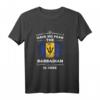 Have No Fear The Barbadian Is Here Halloween Barbados Flag Langarmshirt – Stolz auf deine Wurzeln, perfektes Kostüm und Geschenk
