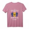 Have No Fear The Barbadian Is Here Halloween Barbados Flag Langarmshirt – Stolz auf deine Wurzeln, perfektes Kostüm und Geschenk