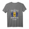Have No Fear The Barbadian Is Here Halloween Barbados Flag Langarmshirt – Stolz auf deine Wurzeln, perfektes Kostüm und Geschenk