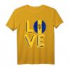 LIEBE Barbados T-Shirt – Karibisches Insel-Design, für Urlaub, Souvenir & Insel-Liebhaber