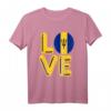 LIEBE Barbados T-Shirt – Karibisches Insel-Design, für Urlaub, Souvenir & Insel-Liebhaber