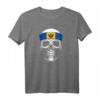 Nationalität Herkunft Land mit Totenkopf - Barbados T-Shirt für Stolz, Freiheit und individuelle Identität