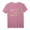 Herren Bart Burger Bierliebhaber Lustig Checkliste Design T-Shirt - Perfektes Geschenk für Grill- und Fast-Food-Fans