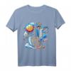 Grafische Collage T-Shirt für Basketball-, Gaming- und Musikfans – Das perfekte Geschenk für Hobby-Enthusiasten