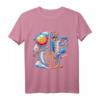 Grafische Collage T-Shirt für Basketball-, Gaming- und Musikfans – Das perfekte Geschenk für Hobby-Enthusiasten