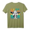 Lustiges Retro Kuh T-Shirt mit Sonnenbrille – Coole Bauernhof Mode für Landwirte & Tierliebhaber, Geschenkidee für Kuhliebhaber