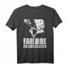 Baumkletterer T-Shirt mit Motto 'Misserfolg ist keine Option' – Waldliebe & Outdoor Motivation