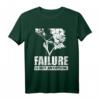 Baumkletterer T-Shirt mit Motto 'Misserfolg ist keine Option' – Waldliebe & Outdoor Motivation