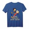 Make Bavaria great again - Blauer König Ludwig Bier T-Shirt für Bayern Fans, Tracht & bayerische Traditionen