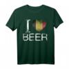Ich liebe Belgisches Bier Belgien Flagge Oktoberfest Trinken T-Shirt – Perfektes Geschenk für Bierliebhaber und Oktoberfest-Fans
