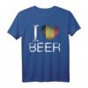 Ich liebe Belgisches Bier Belgien Flagge Oktoberfest Trinken T-Shirt – Perfektes Geschenk für Bierliebhaber und Oktoberfest-Fans