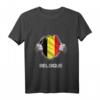 Belgien Belgique Flagge Fan Trikot - Patriotisches T-Shirt für Fans, Geburtstags- und Weihnachtsgeschenke für Belgien-Liebhaber