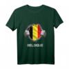 Belgien Belgique Flagge Fan Trikot - Patriotisches T-Shirt für Fans, Geburtstags- und Weihnachtsgeschenke für Belgien-Liebhaber