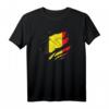 Belgien Flaggen T-Shirt - Klassisches Belgien Shirt für Fans, Urlaub & Geburtstagsgeschenke