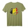 Belgien Flaggen T-Shirt - Klassisches Belgien Shirt für Fans, Urlaub & Geburtstagsgeschenke
