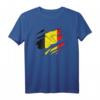 Belgien Flaggen T-Shirt - Klassisches Belgien Shirt für Fans, Urlaub & Geburtstagsgeschenke