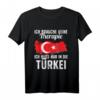 Türkische Flagge T-Shirt für Türkei Urlaub & Fans - Perfektes Geschenk für Türkeifans, Wurzeln & Fernweh