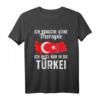 Türkische Flagge T-Shirt für Türkei Urlaub & Fans - Perfektes Geschenk für Türkeifans, Wurzeln & Fernweh