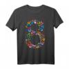 8. Geburtstag Mädchen Schmetterling T-Shirt – Süßes Geburtstagsoutfit für kleine Schmetterlingsfans, perfekt zum 8. Geburtstag