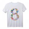 8. Geburtstag Mädchen Schmetterling T-Shirt – Süßes Geburtstagsoutfit für kleine Schmetterlingsfans, perfekt zum 8. Geburtstag