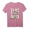 THC Statt AFD T-Shirt – Gegen Rassismus, Hass und für Legalisierung – Lustiges Geschenk für Kiffer & Aktivisten