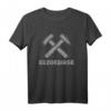 Erzgebirge Erzgebirgler & Bergmänner T-Shirt mit 2 gekreuzten Hacken – Heimat- & Bergbautradition für Fans, Wanderer & Bergleute