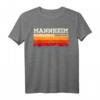 Mein Mannheim Skyline Deutschland Heimat Stadt T-Shirt - Perfektes Geschenk und Souvenir für stolze Mannheimer und Städtereisende