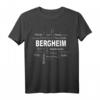 Bergheim - New York - Berlin - meine Hauptstadt T-Shirt – Stolzes Land- und Dorf-Shirt für Heimatverbundene