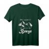 Damen Wandern & Skifahren T-Shirt mit V-Ausschnitt - Lustiges Retro Bergsteiger Shirt für Outdoor-Fans