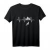 Klettern Bergsteigen Herzschlag Berge T-Shirt – Stylisches Outfit für Kletterer, Bergsteiger & Freeclimber